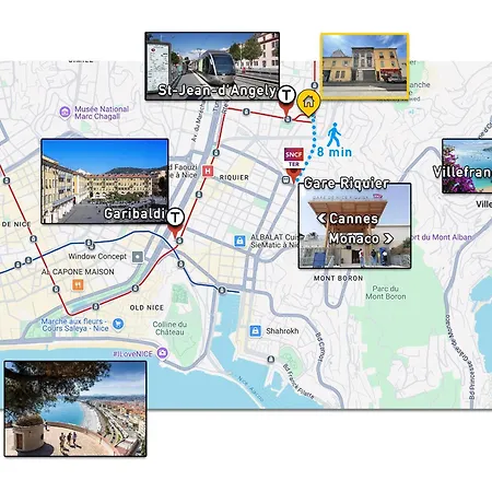 Le Petit - 2 & 2 Terrasse Apartament Nicea